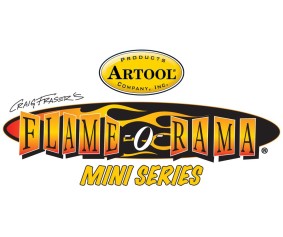 Iwata Artool Flame-o-rama Mini Series Freehand Airbrush Template by Craig Fraser