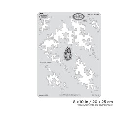 Iwata Artool FX4 Digital Camo Freehand Airbrush Template by Craig Fraser