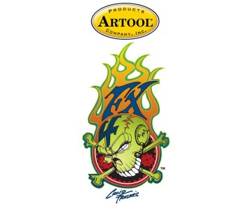 Iwata Artool FX4 Gator Freehand Airbrush Template by Craig Fraser