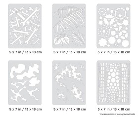 Iwata Artool FX4 Mini Series Set Freehand Airbrush Template by Craig Fraser