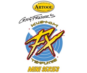 Iwata Artool Kustom FX Mini Series Freehand Airbrush Template by Craig Fraser