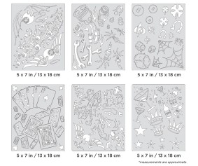 Iwata Artool Kustom FX II Mini Series Freehand Airbrush Template by Craig Fraser Iwata Artool Kustom FX II Mini Series Freehand Airbrush Template by Craig Fraser