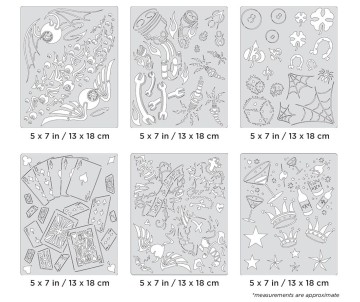 Iwata Artool Kustom FX II Mini Series Freehand Airbrush Template by Craig Fraser