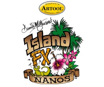 Iwata Artool Island FX Nano Freehand Airbrush Template by Dennis Mathewson