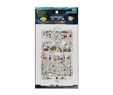 Iwata Artool Texture FX Nano Series Freehand Airbrush Templates by Gerald Mendez