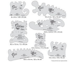 Iwata Artool The Essential Seven Set Freehand Airbrush Template