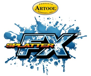 Iwata Artool Splatter FX Freehand Airbrush Template by Gerald Mendez