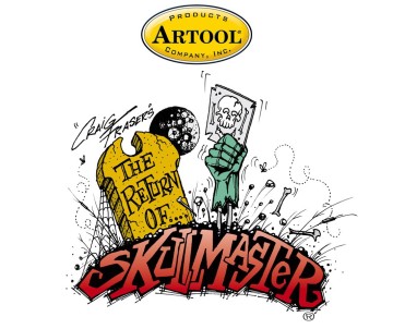 Iwata Artool Return of Skullmaster Multiple II Freehand Airbrush Template by Craig Fraser
