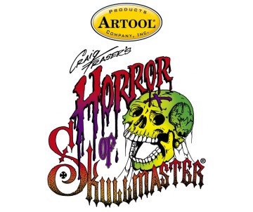 Iwata Artool Horror of Skullmaster The Scream Freehand Airbrush Template by Craig Fraser