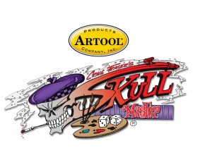Iwata Artool Skullmaster The Frontal Freehand Airbrush Template by Craig Fraser