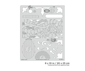 Iwata Artool Steampunk FX Junk Freehand Airbrush Template by Craig Fraser