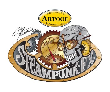 Iwata Artool Steampunk FX Junk Freehand Airbrush Template by Craig Fraser