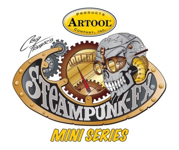 Iwata Artool Steampunk FX Mini Series Set Freehand Airbrush Template by Craig Fraser