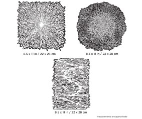Iwata Artool Texture FX 2 Freehand Airbrush Template by Gerald Mendez