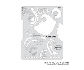 Iwata Artool Tiki Master II Tiki Joe Freehand Airbrush Template by Dennis Mathewson