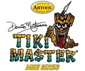 Iwata Artool Tiki Master Mini Series Freehand Airbrush Template Set by Dennis Mathewson