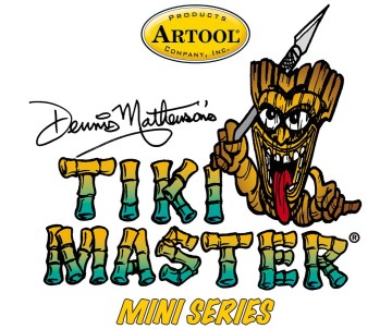 Iwata Artool Tiki Master Mini Series Freehand Airbrush Template Set by Dennis Mathewson
