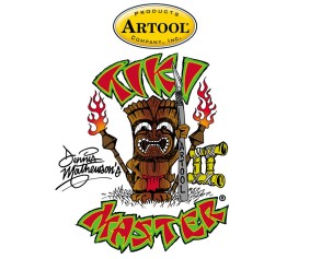 Iwata Artool Tiki Master II Tropic Tribals Freehand Airbrush Template by Dennis Mathewson