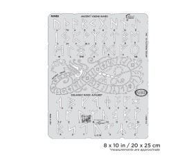 Iwata Artool Viking FX Runes Freehand Airbrush Template by Craig Fraser