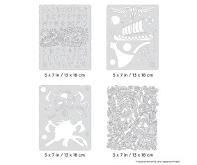 Iwata Artool Viking FX Mini Series Freehand Airbrush Template Set by Craig Fraser