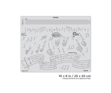 Iwata Artool FX3 Musika Freehand Airbrush Template by Craig Fraser