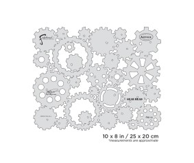 Iwata Artool FX II Gear Head Freehand Airbrush Template by Craig Fraser