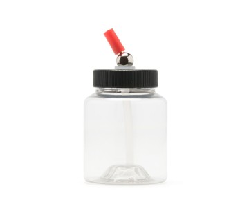 Iwata Crystal Clear Bottle 2 oz / 60 ml Jar With Adaptor Cap