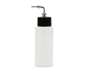 Iwata High Strength Translucent Bottle 2 oz / 60 ml Cylinder With Side Feed Adaptor Cap