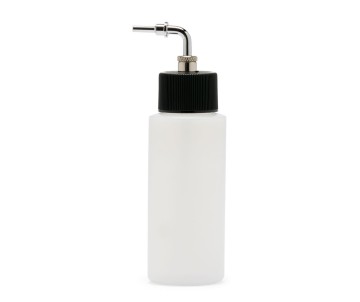 Iwata High Strength Translucent Bottle 2 oz / 60 ml Cylinder With Side Feed Adaptor Cap