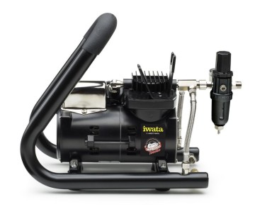 Iwata Smart Jet Plus Tubular 110-120V Airbrush Compressor