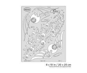 Iwata Artool Kustom Kulture Flyballz Freehand Airbrush Template by Craig Fraser
