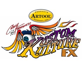 Iwata Artool Kustom Kulture Aces N' Eights Freehand Airbrush Template by Craig Fraser