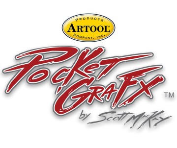 Iwata Artool PocketGraFX Freehand Airbrush Template Set by Scott MacKay