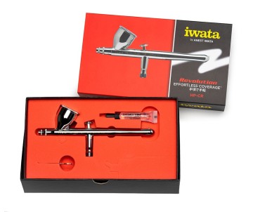 Iwata Revolution HP-CR Gravity Feed Dual Action Airbrush