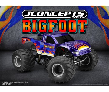 JConcepts 2010 Ford Raptor, Angels Bigfoot Body (Fits Losi LMT, Axial SMT10)