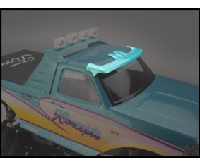 JConcepts Visor for #0303, F-250 monster truck body(Fits - #0302, #0303 and #0326 body) 