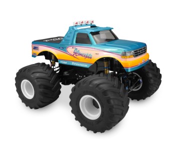 JConcepts 1993 Ford F-250 monster truck body w/racerback and visor (Fits - 7