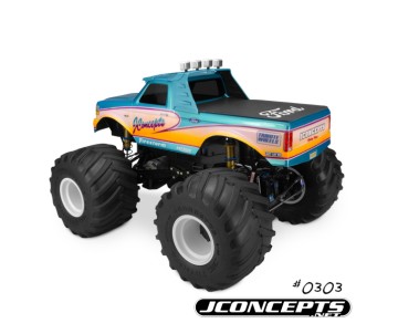 JConcepts 1993 Ford F-250 monster truck body w/racerback and visor (Fits - 7