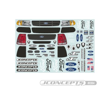 JConcepts 1997 Ford F-150 MT Body with Racerback and Visor (7