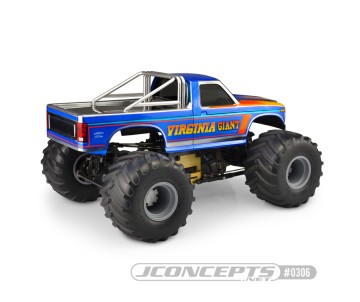 JConcepts 1984 Ford F-250 - MT | Scale body (Fits - Pro Mod 1/0th Monster Truck) (Dimensions - 7.25 JConcepts 1984 Ford F-250 - MT | Scale body (Fits - Pro Mod 1/0th Monster Truck) (Dimensions - 7.25