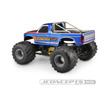 JConcepts 1984 Ford F-250 - MT | Scale body (Fits - Pro Mod 1/0th Monster Truck) (Dimensions - 7.25 JConcepts 1984 Ford F-250 - MT | Scale body (Fits - Pro Mod 1/0th Monster Truck) (Dimensions - 7.25