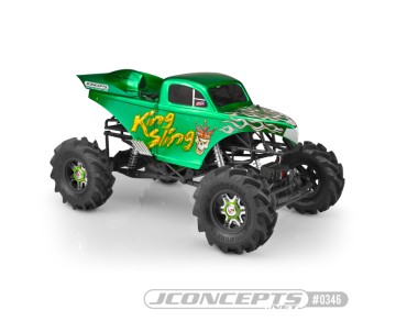 JConcepts King Sling - Mega Truck body w/ scoop & spoiler (Fits - Axial SMT10 - 7