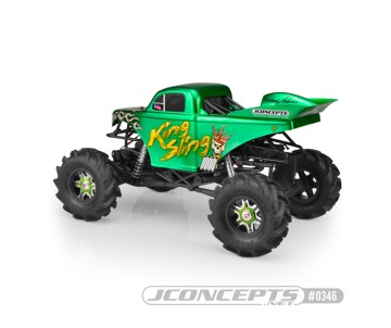 JConcepts King Sling - Mega Truck body w/ scoop & spoiler (Fits - Axial SMT10 - 7