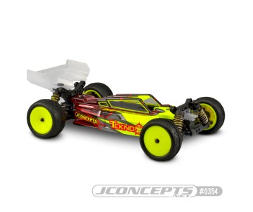JConcepts F2 - Tekno EB410 body w/ Aero S-type wing (Fits - Tekno EB410)