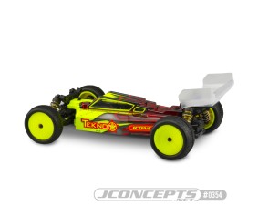 JConcepts F2 - Tekno EB410 body w/ Aero S-type wing (Fits - Tekno EB410)