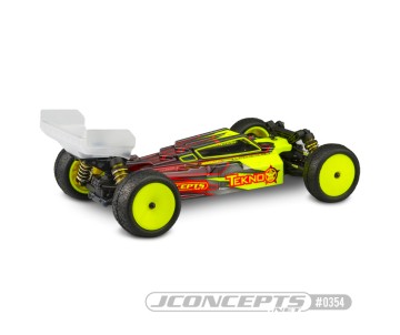JConcepts F2 - Tekno EB410 body w/ Aero S-type wing Light Weight (Fits - Tekno EB410)