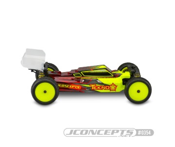 JConcepts F2 - Tekno EB410 body w/ Aero S-type wing Light Weight (Fits - Tekno EB410)