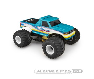 JConcepts 1993 Ford F-250 monster truck body w/racerback and sun visor (Fits - 7