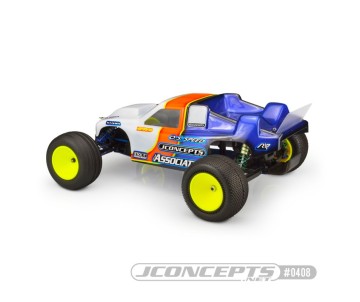 JConcepts Team Associated RC10GT, gas truck II 96 authentic body, wide (#1634) (Fits - RC10GT original (tub chassis) and RC10GT (flat chassis) short / long)