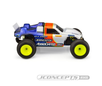 JConcepts Team Associated RC10GT, gas truck II 96 authentic body, wide (#1634) (Fits - RC10GT original (tub chassis) and RC10GT (flat chassis) short / long)